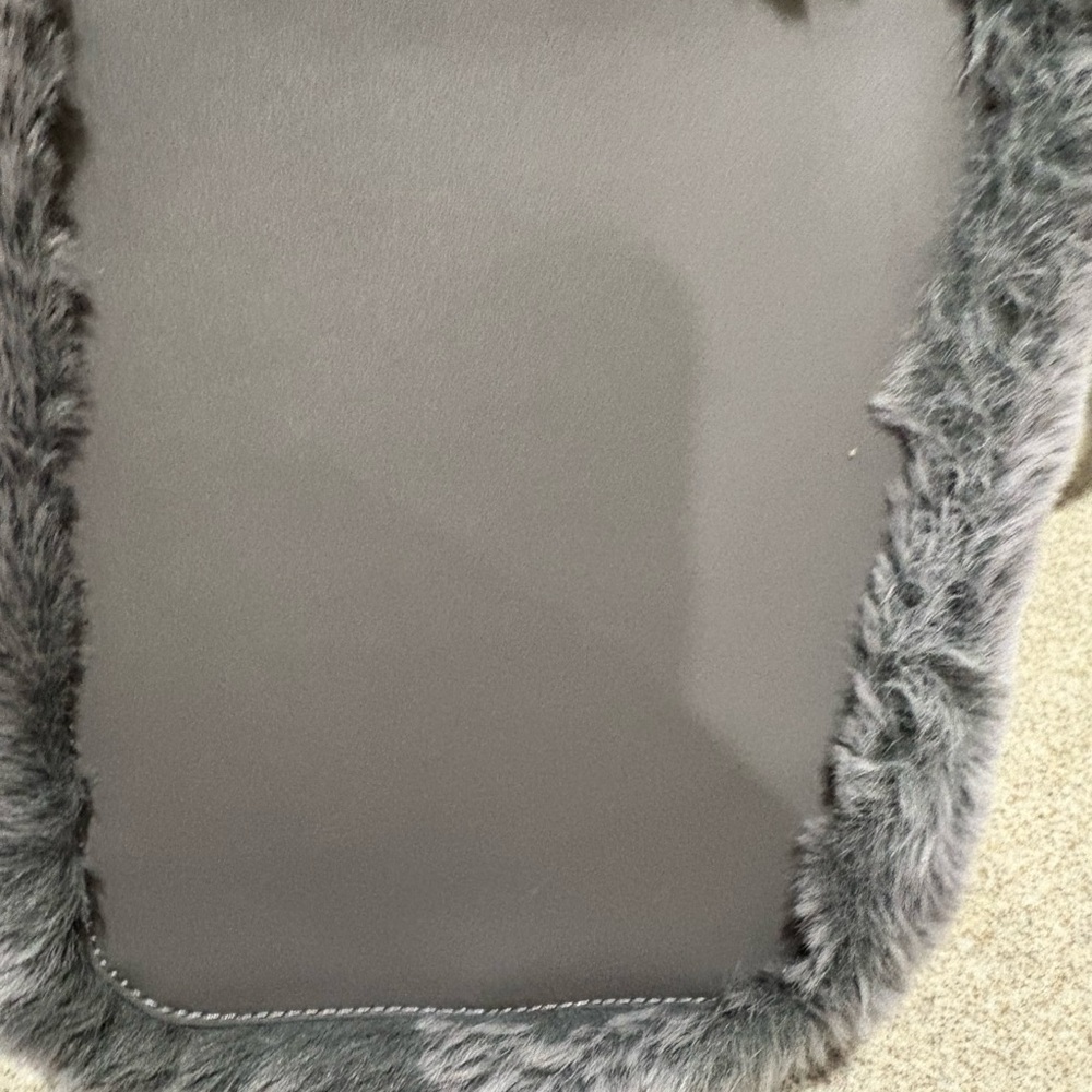 Kate Spade Gray Shoulder Bag/crossbody with Plush Texture - Picture 7 of 14